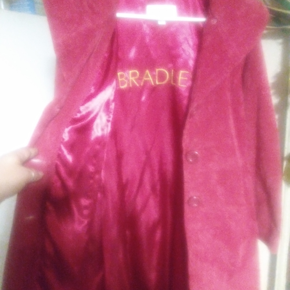 Suede long coat